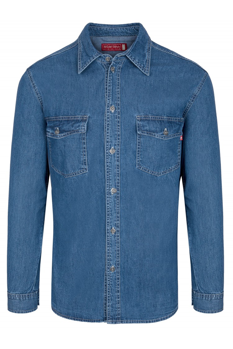 Koszula męska jeansowa - Stanley Jeans - No1
