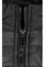 Kurtka męska pikowana ocieplana - JAPAN STYLE - czarna
