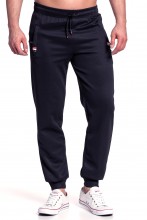 Spodnie dresowe męskie - Joggery No.6 - granatowe