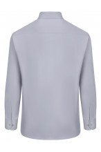 Koszula męska SZARA elegancka klasyczna długi rękaw - 100% bawełna