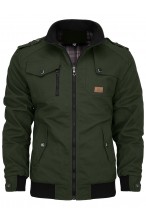 Kurtka męska przejściowa bawełniana pilotka - 015 - khaki
