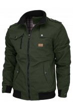 Kurtka męska przejściowa bawełniana pilotka - 015 - khaki