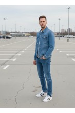 Kurtka męska - jeansowa - Stanley Jeans - 206