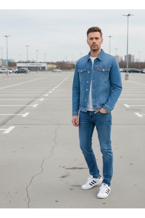 Kurtka męska - jeansowa - Stanley Jeans - 206