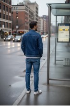 Kurtka męska - jeansowa - Stanley Jeans - 001