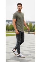 Spodnie dresowe męskie - Joggery No.6 - grafitowe