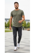 Spodnie dresowe męskie - Joggery No.6 - grafitowe