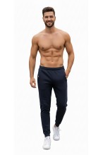Spodnie dresowe męskie - Joggery No.6 - granatowe
