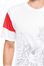 Polska - koszulka kibica - super orzeł - biała